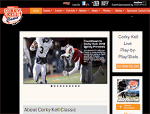 Tablet Screenshot of corkykell.com